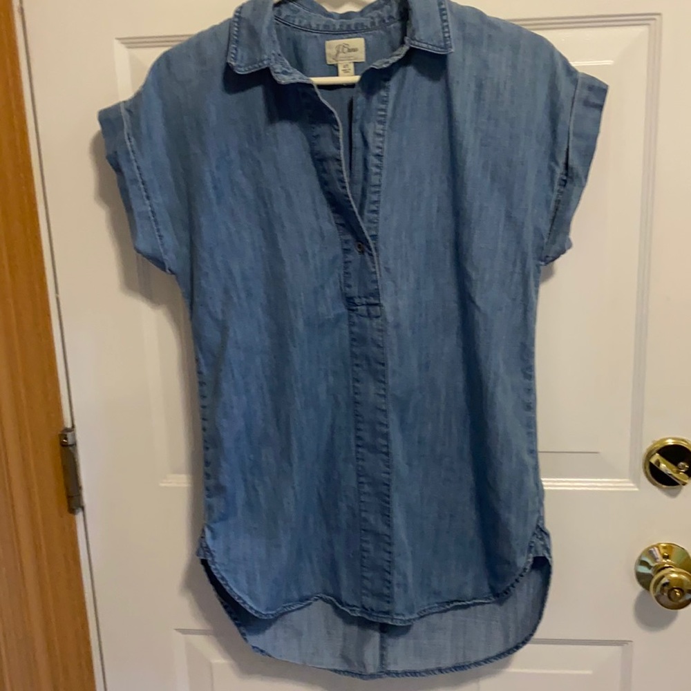 JCrew denim top